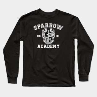 Sparrow Academy (Black Print) Long Sleeve T-Shirt